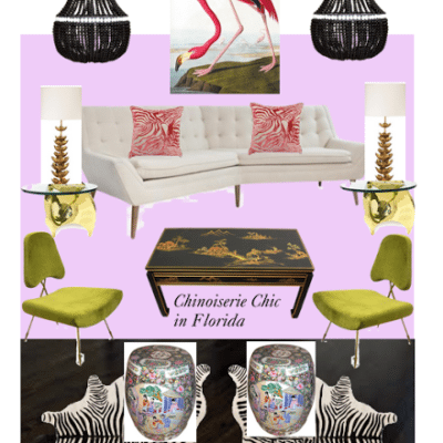 Chinoiserie Chic in Florida: The Living Room