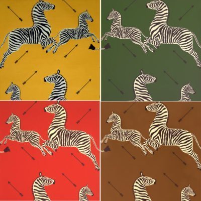 Scalamandre-Inspired Zebra Fabric… on a Budget