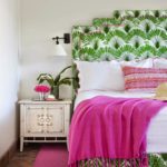 MiamiBedroom-pink-green-anne-hepfer-palm-frond-fabric