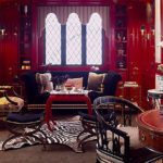 zebra-rug-red-lacquered-library