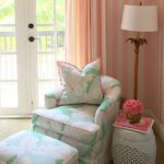 palm-frond-fabric-glider-pink-white-vintage-palmp-lamp