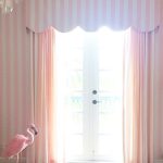 pink-white-cornice-board-striped-drapes