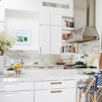 onekingslane_janescotthodges_KITCHEN-white-marble-french-bistro-chairs