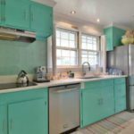 vintage-turquoise-kitchen-teal-blue