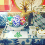 brass-pineapple-vintage-plaid-ice-bucket-buffalo-check-indigo-home-ornaments