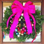 pink-wreath-bow-ornaments