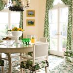 kelly-wearstler-imperial-trellis-green-dining-room