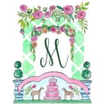 topiaries-pink-and-green-blue-and-white-equestrian-custom-crest