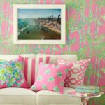 pink-green-Bamboo_WallPaper