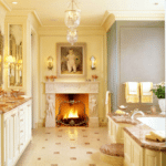 luxury-bathroom-oil-portrait-fireplace