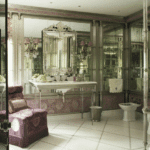 purple-lavender-lilac-mirrored-venetian-bathroom