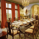 traditional-dining-room-mural-dining-room