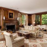 wood-paneled-living-room