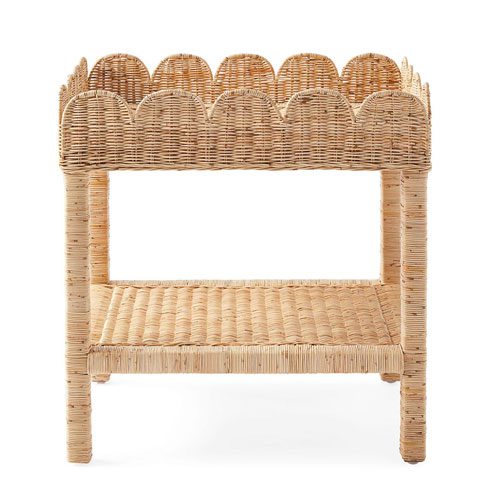 Scalloped Side Table