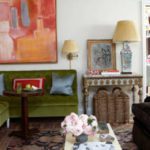 nick-olsen-green-velvet-sofa-manhattan-apartment-1