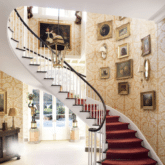 Clarence House wallpaper