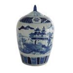 blue-and white-ginger-jar