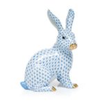 herend-fishnet-bunny-blue
