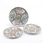 rose-medallion-plates-antique-vintage