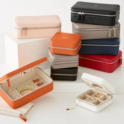 Personalized Travel Jewelry Cases