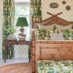 faux-bamboo-bed-green-floral-chintz-bedroom