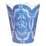personalized_blue_provencial_decoupage_wastebasket