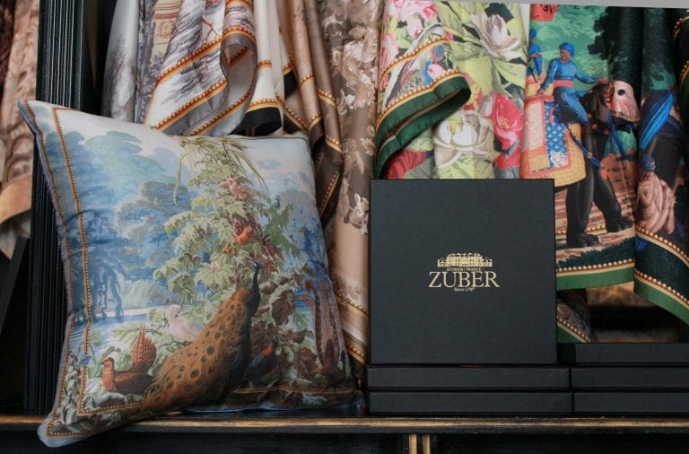 Zuber Announces Exclusive Line of Scarves and Pillows