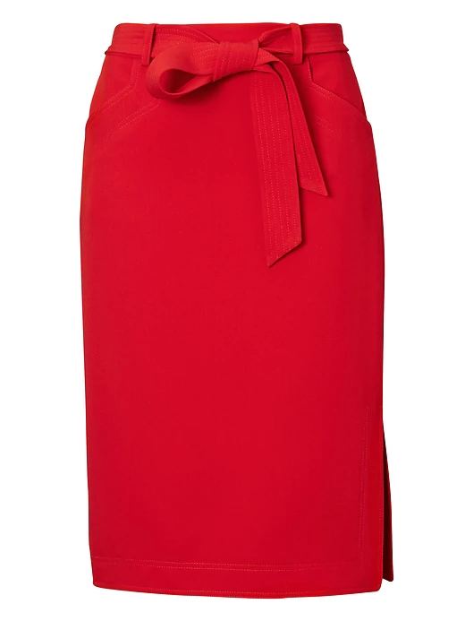 banana-republic-red-bow-skirt