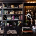 black-bookcase-library