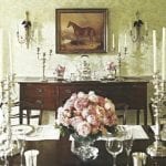 thomas-jayne-traditional-dining-room-green-damask-wallpaper