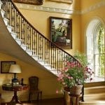 cantilevered-staircase-john-fowler-nancy-lancaster-yellow