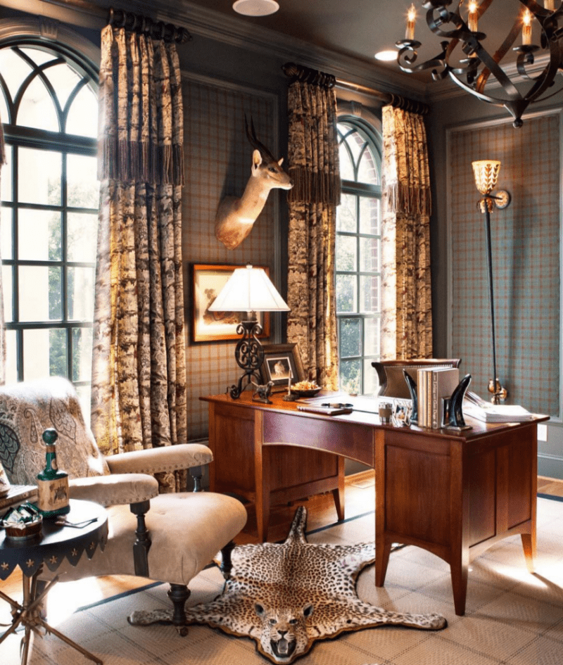 ralphlaurenmasculineoffice The Glam Pad