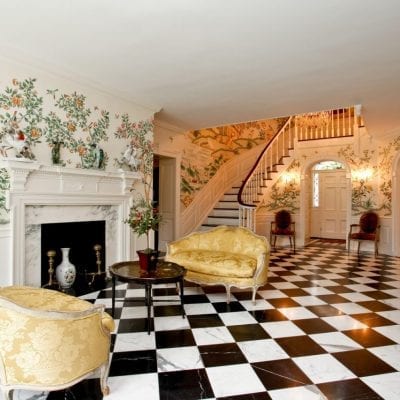 entry-hall-entrance-entryway-gracie-wallpaper-architecture-historic ...