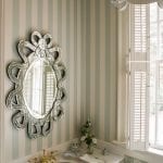 trompe-l-oeil-stripes-powder-room-venetian-mirror-bow
