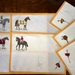 patricia-altschul-leron-linens-kentucky-derby-placemats-napkins-embroidery-equine-horses-equestrian-applique-luzanne-otte