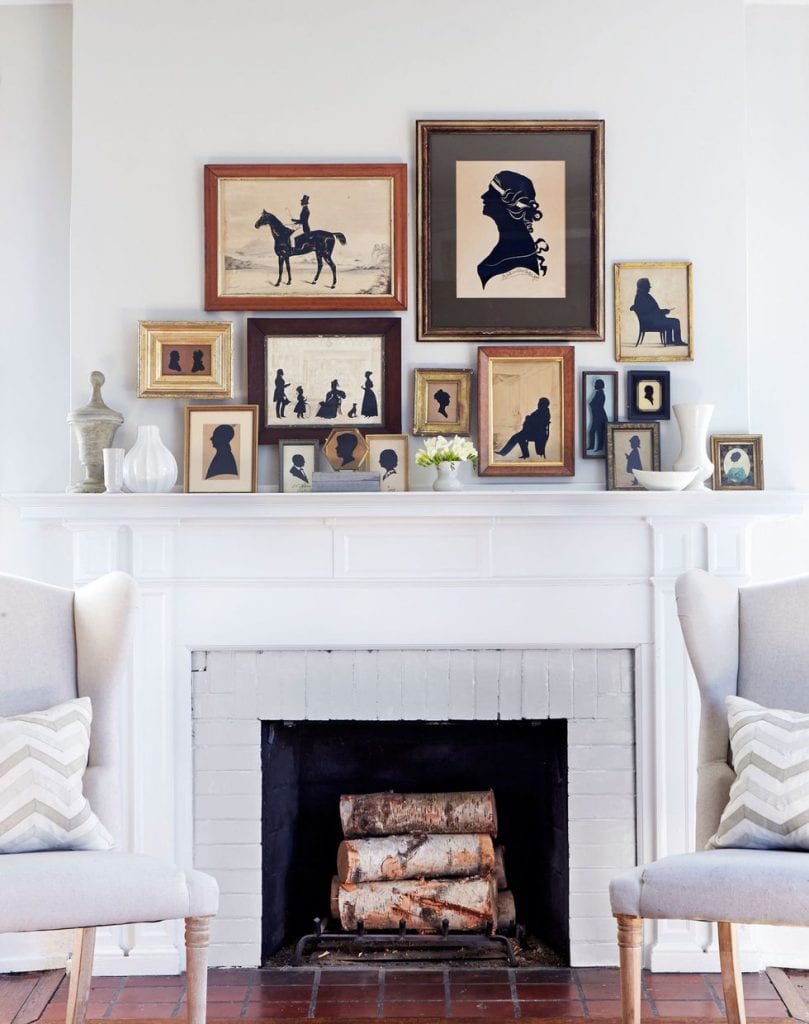antique-silhouettes-country-living-mantel-fireplace-decor
