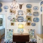 dog-art-blue-white-chinese-export-plates-hanging-wall-gallery