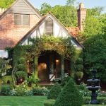 tudor-style-home-beautiful-landscaping