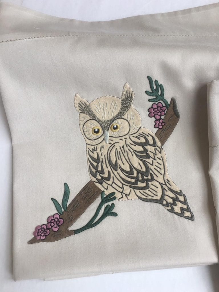 owl-custom-embroidery-madeira-portugal-kentucky-bespoke-leron-linen