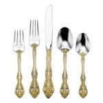 michaelangelo-oneida-gilt-gold-18-karat-electroplate-flatware-knife-spoon-fork