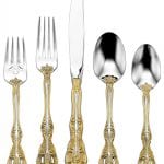 michaelangelo-oneida-gold-gilt-flatware-spoon-fork-knife