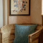 tory-burch-feature-amanda-brooks-cutter-brooks-english-country-side-england-rattan-chair-geometric-block-prints-framed-botanicals-florals