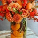 cebolla-flowers-dallas-fall-arrangement-pumpkins-in-vase-glass