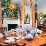 patricia-altschul-southern-charm-dining-room-blue-white-chinoiserie-pumpkins-zuber-wallpaper-charleston