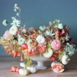 tulipinadesign-fall-white-pumpkins-flowers-floral-arrangment-pink-pastels