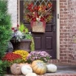 victoria-magazine-pumpkins-fall-display-front-door-decor
