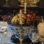 colonial-williamsburg-style-blue-white-chinoiserie-bowl-pumpkins-fall-thanksgiving-tablescape-elegant-traditional