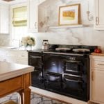 aga-stove-black-gourmet-kitchen-white-marble