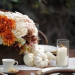autumn-fall-thanksgiving-wedding-tablescape-pink-brown-orange-flowers-candles
