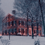 my old kentucky home white christmas snow candles window wreaths